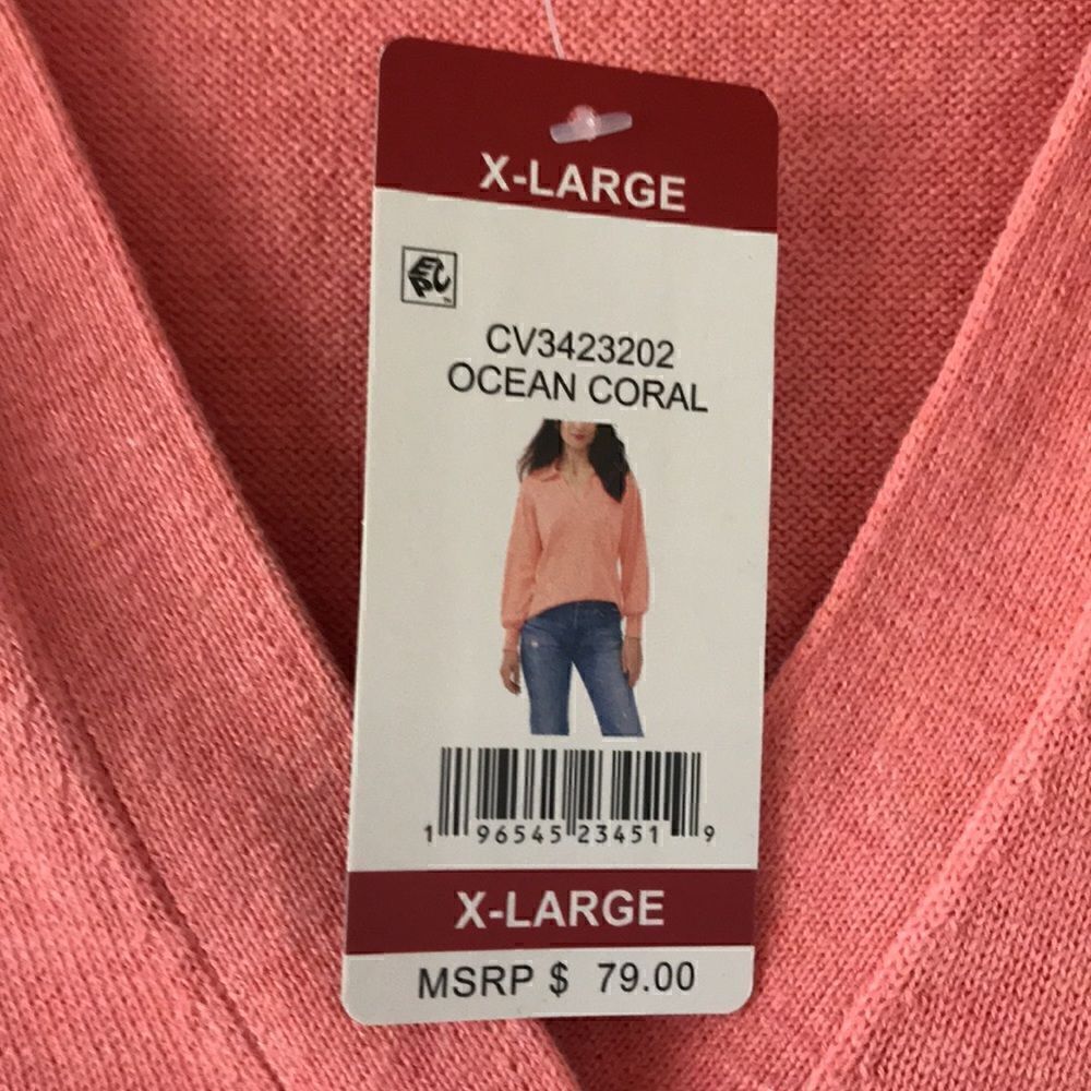 NEW Vince Camuto Coral Lightweight Sweater - Picture 2 of 4